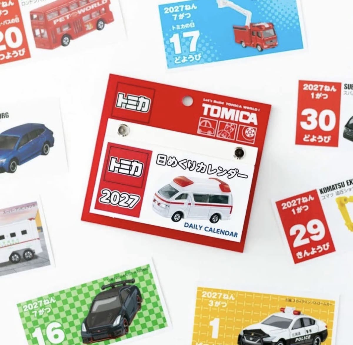 日本 tomica  2027年365天日曆 — YOJI 祐吉日本代購