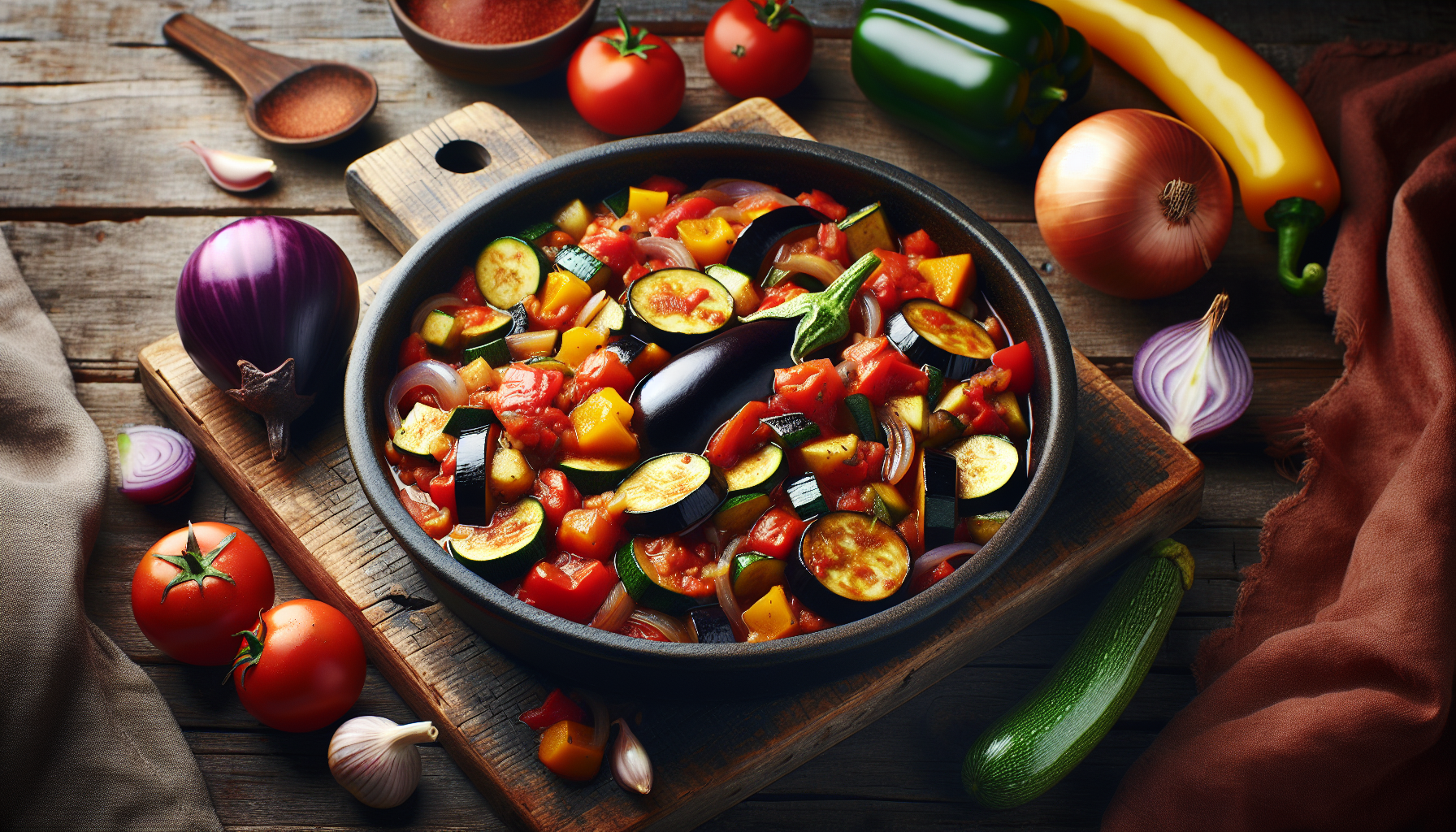 Comment réaliser une vraie ratatouille maison