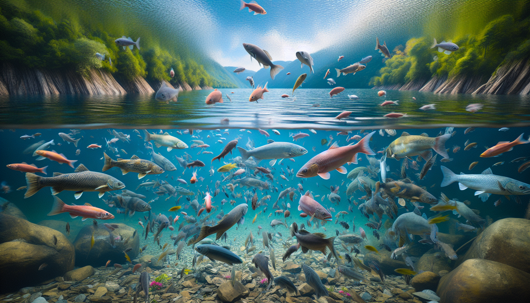 Comment lire les mouvements des poissons en lac ?