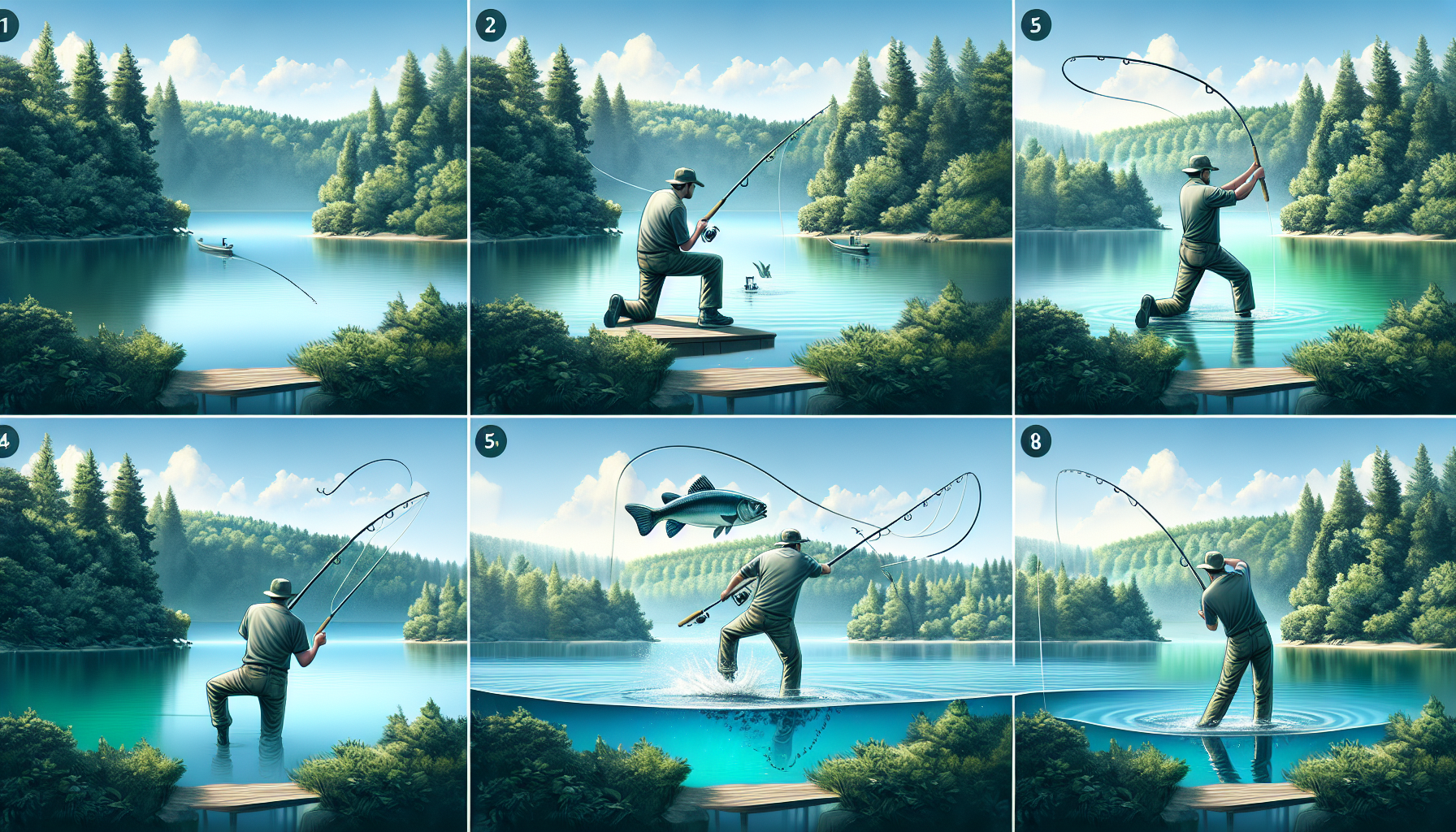 Comment améliorer votre technique de lancer en lac