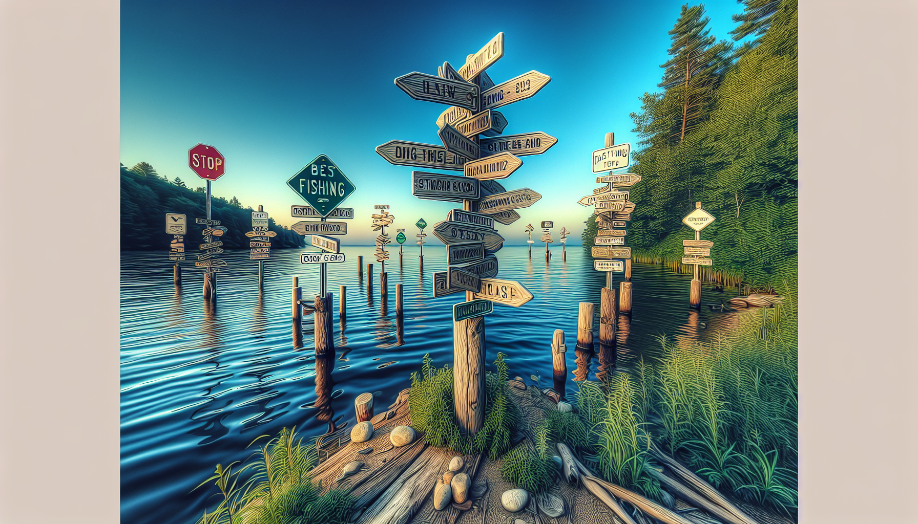 Comment reconnaître les meilleurs spots de pêche en lac