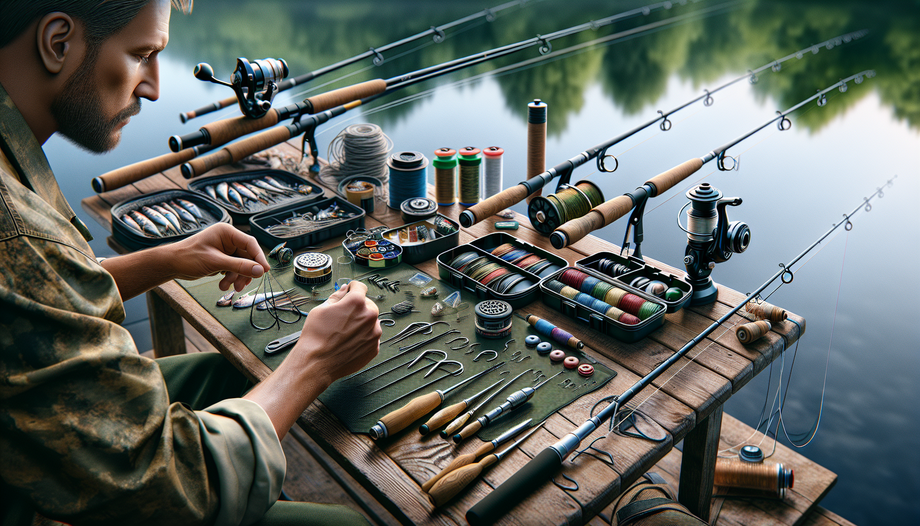 Comment préparer efficacement son matériel de pêche en lac
