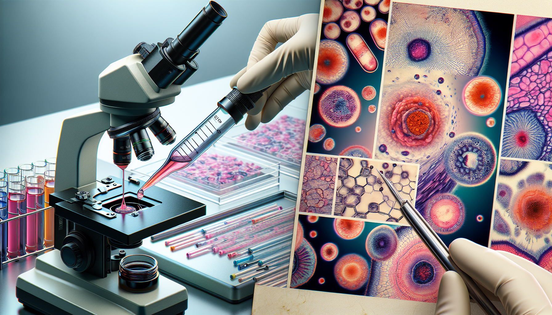 Comment fonctionne la coloration en microscopie ?