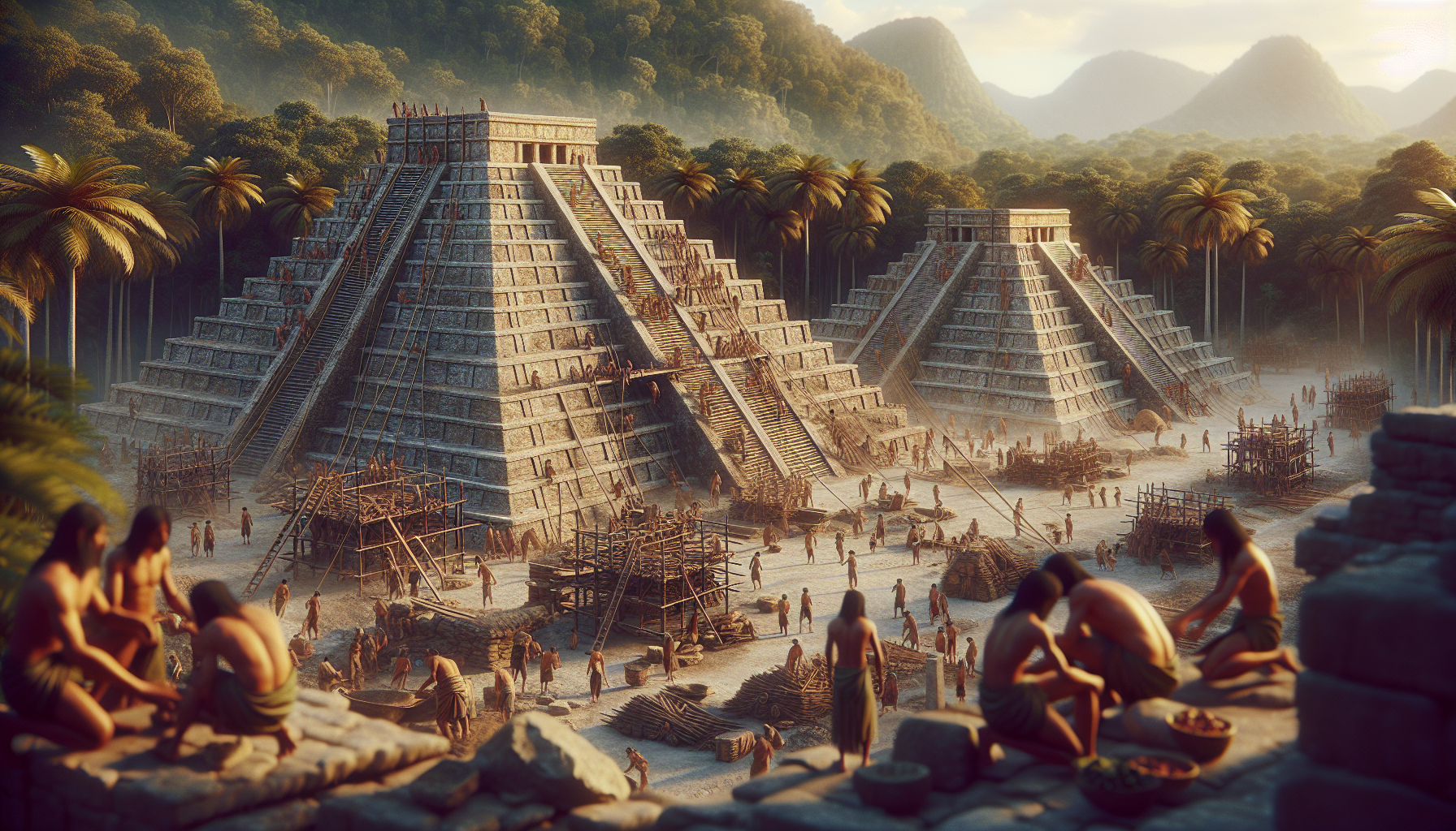 Comment les Mayas construisaient-ils leurs pyramides ?