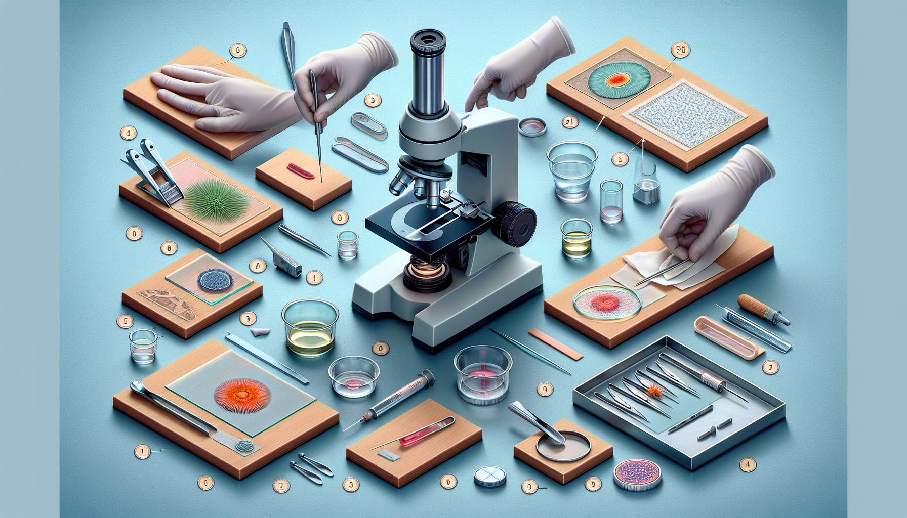 Comment préparer vos lames pour microscope ?