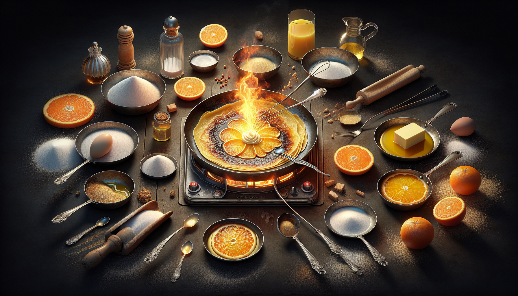 Comment réaliser des crêpes Suzette traditionnelles ?