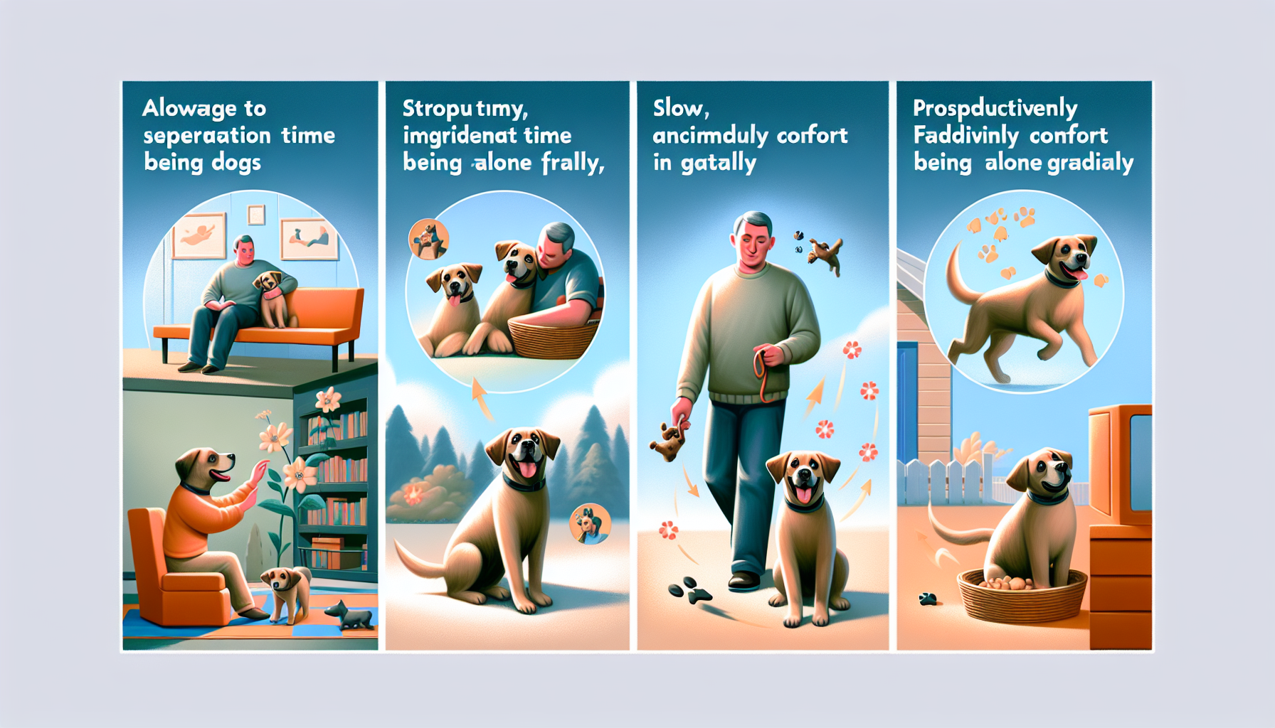 Comment éviter l'anxiété de séparation chez le chien ?