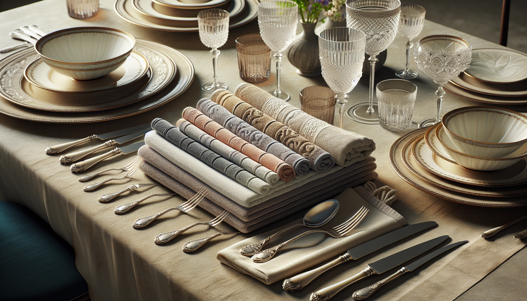 Comment choisir des serviettes pour une table élégante