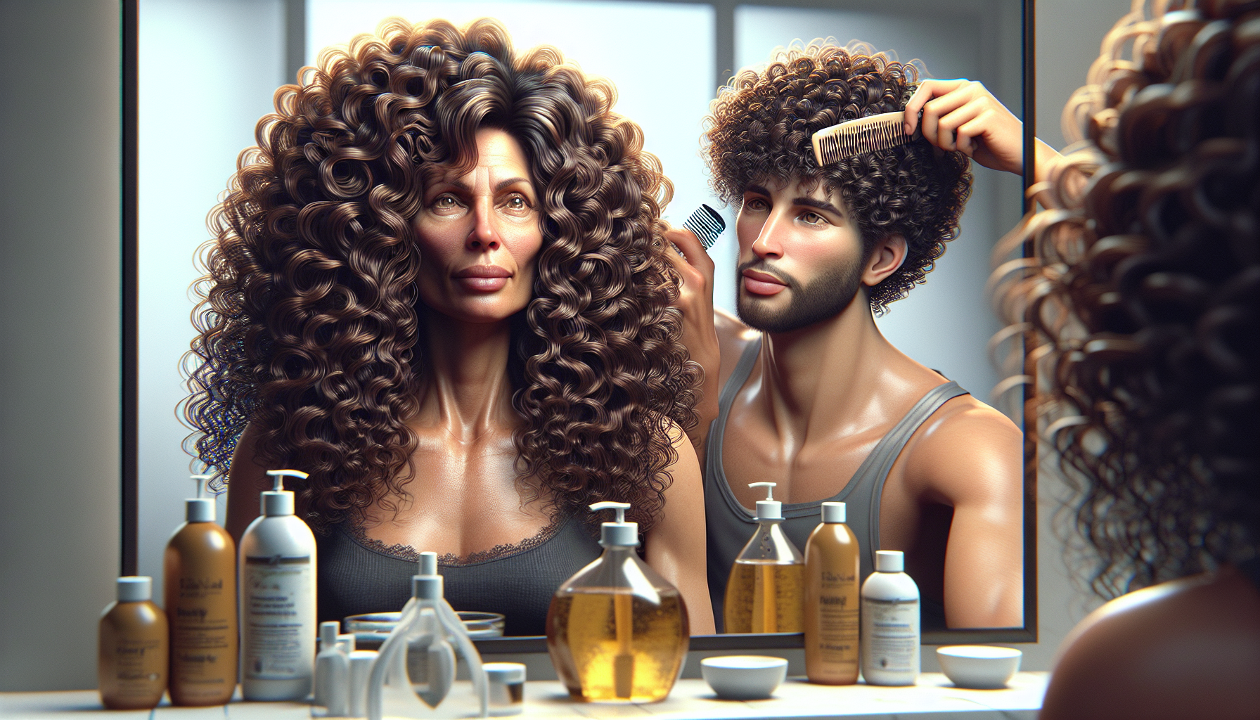 Comment entretenir des cheveux bouclés naturellement ?