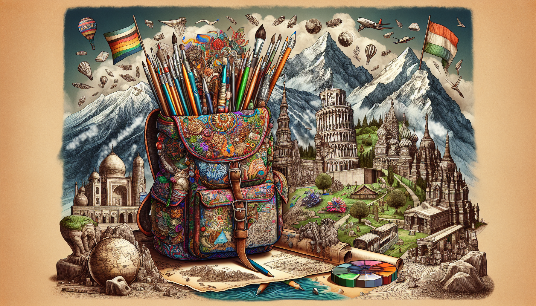 Comment explorer l'art à travers les voyages ?