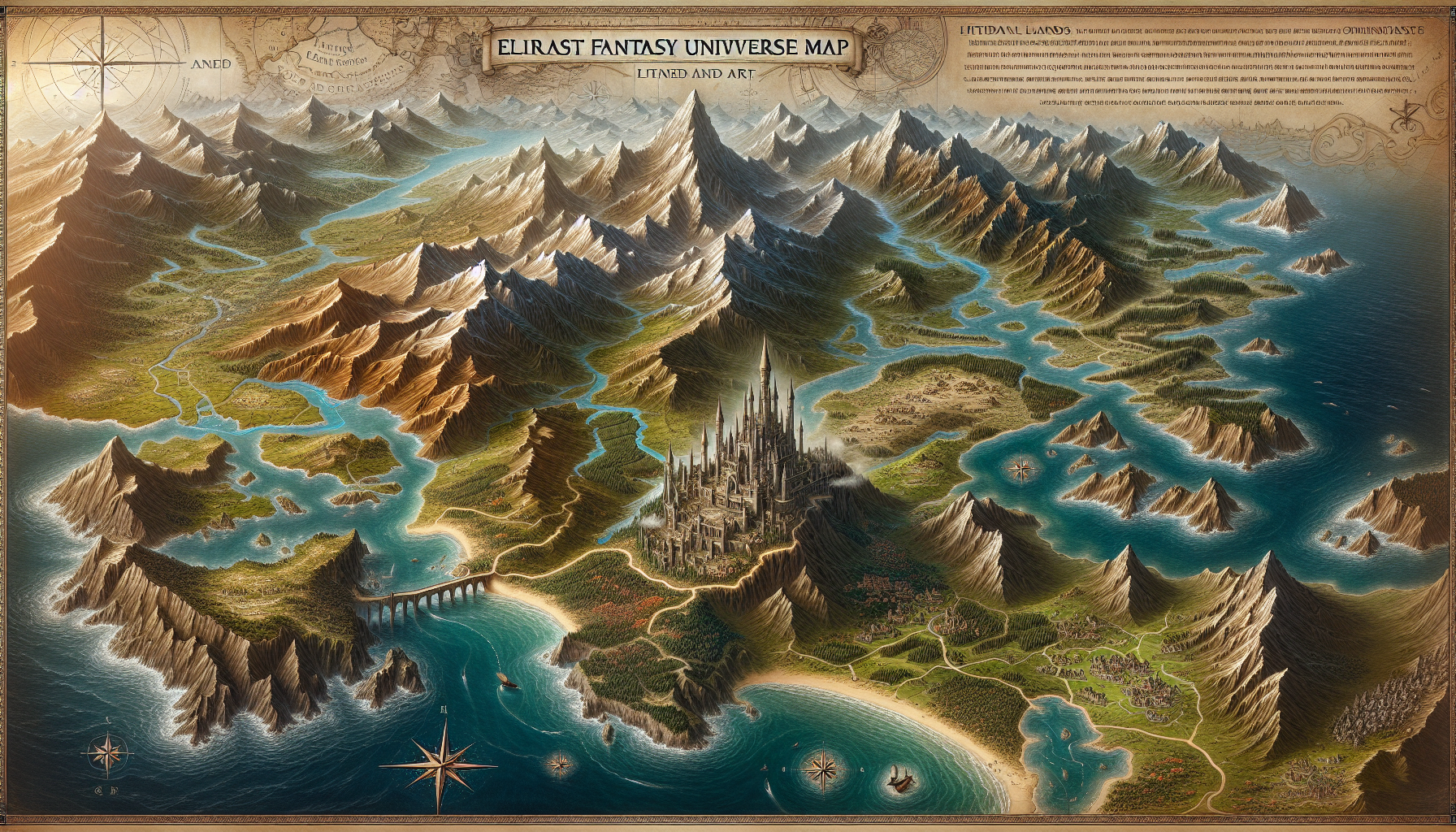 Comment construire une carte pour votre univers fantasy