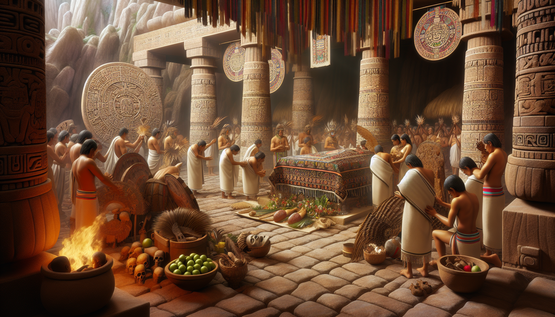 Quels étaient les rites funéraires des Aztèques ?