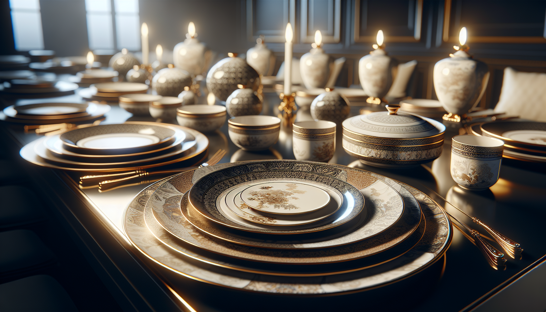 Comment choisir des assiettes pour un repas formel