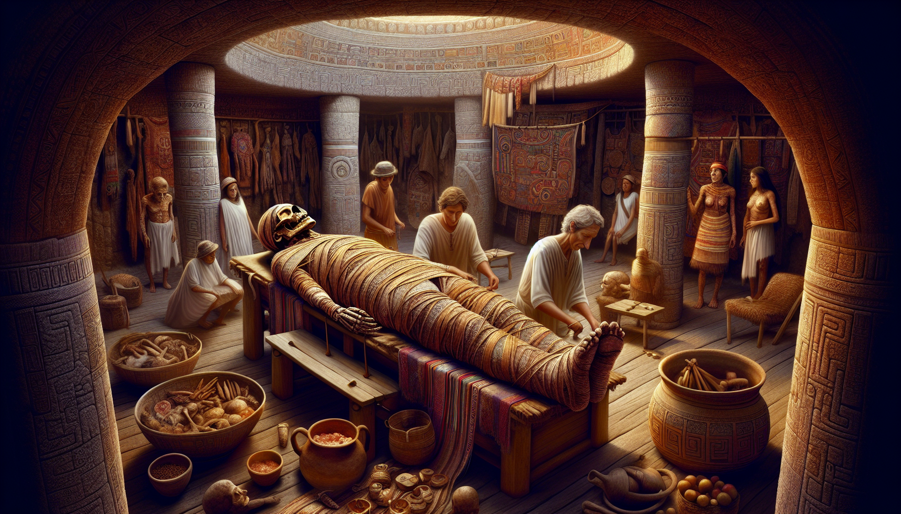 Quels étaient les rituels funéraires des Incas ?