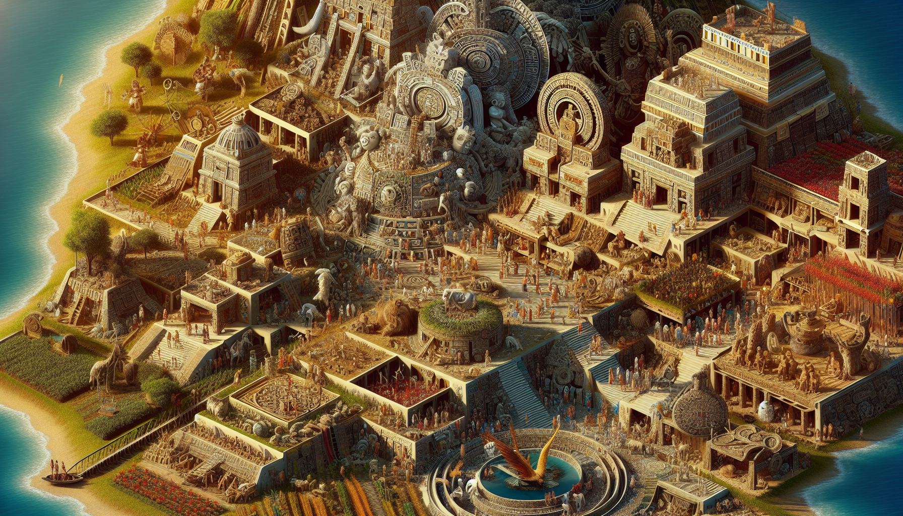 Comment la religion influençait-elle la vie quotidienne des Aztèques ?