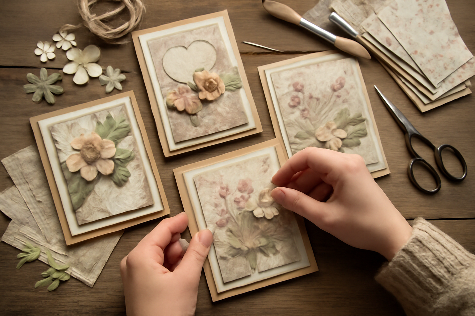 Comment créer des cartes de vœux en scrapbooking ?