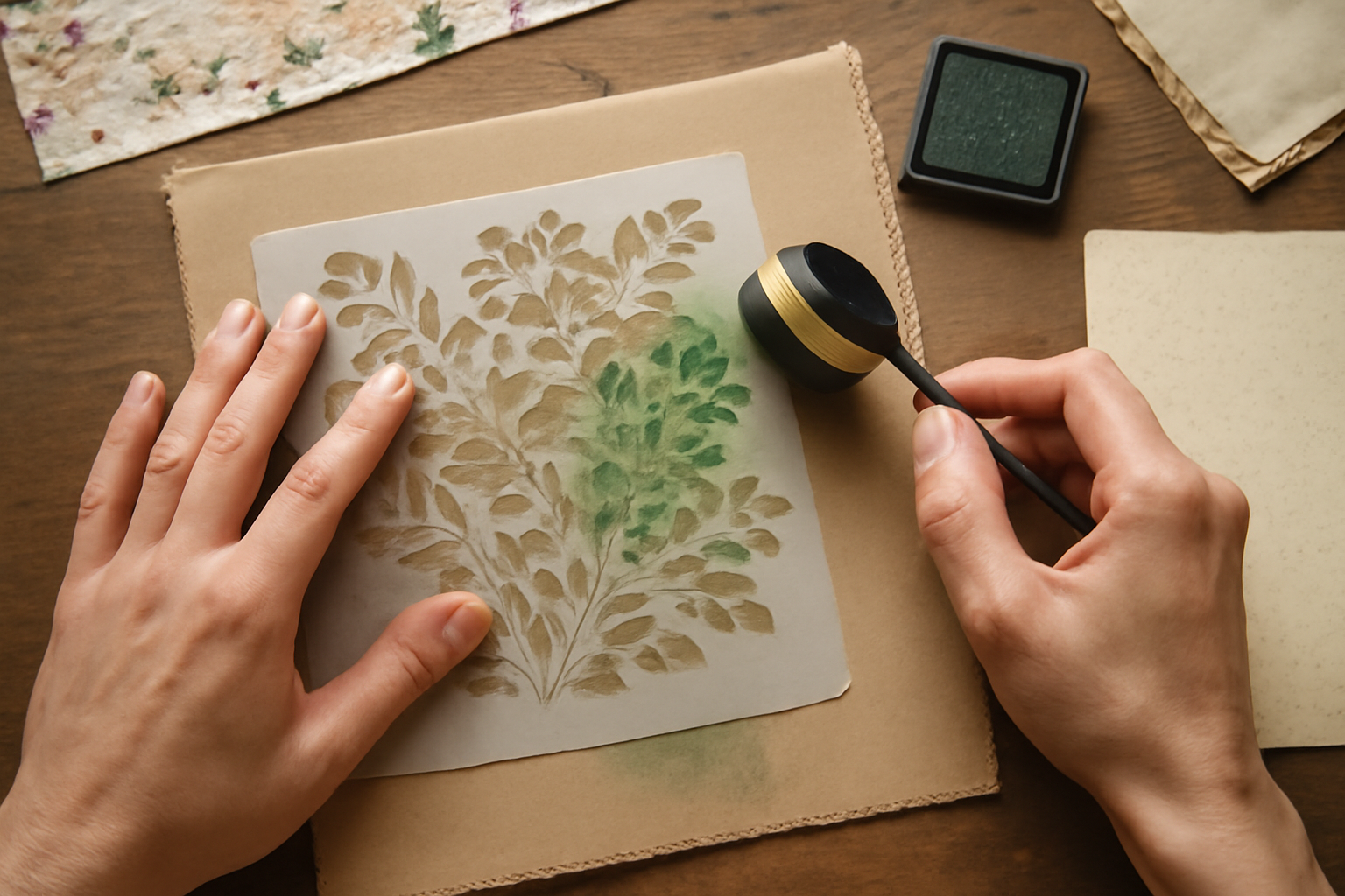 Comment utiliser des pochoirs en scrapbooking ?