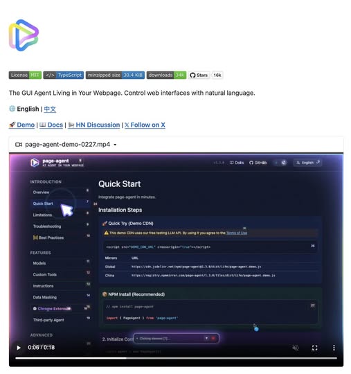 This JS Agent Turns Any Website Into an AI Copilot