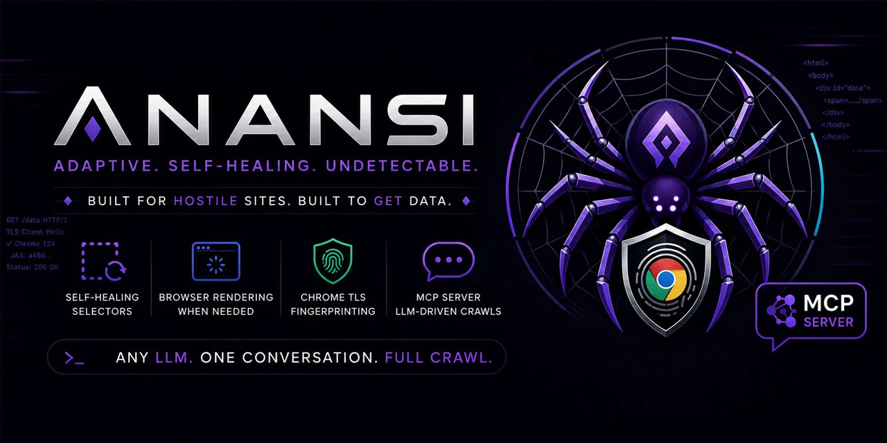 Scrape Changing Websites with Anansi Self-Healing Selectors and MCP