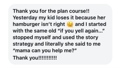 Parent testimonial