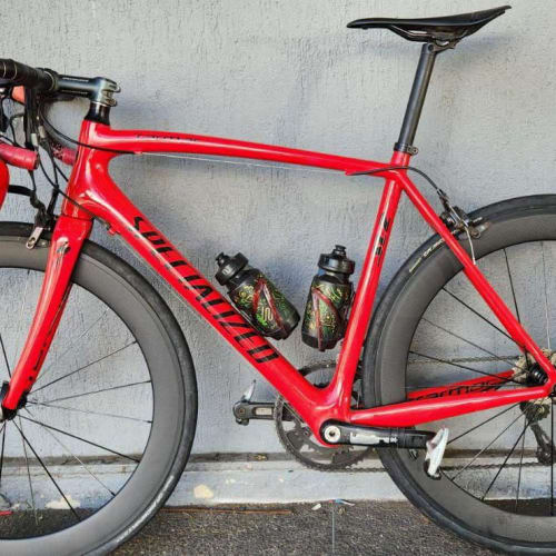 Cliente Axion Cycle com Roda de Carbono Rim Brake