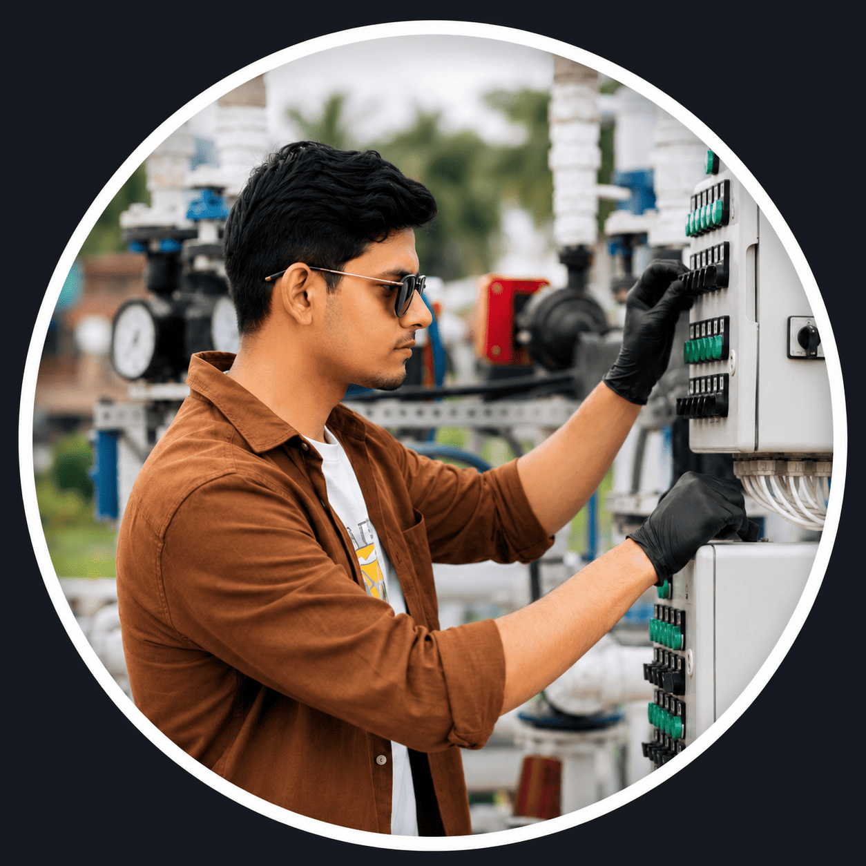 Rabbani Electrician logo