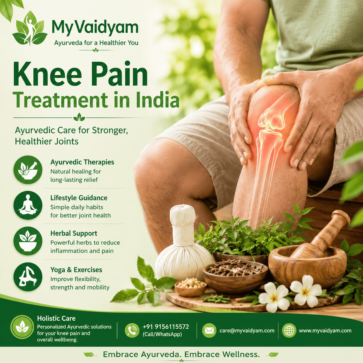 Ayurvedic Treatment for Knee Osteoarthritis in India logo