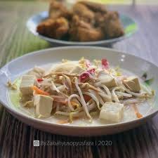 Taugeh Masak Lemak Putih & Tahu