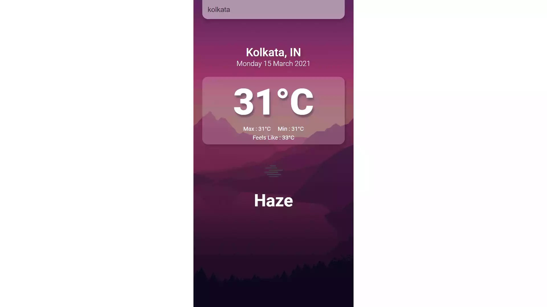 Create a Weather App with React JS