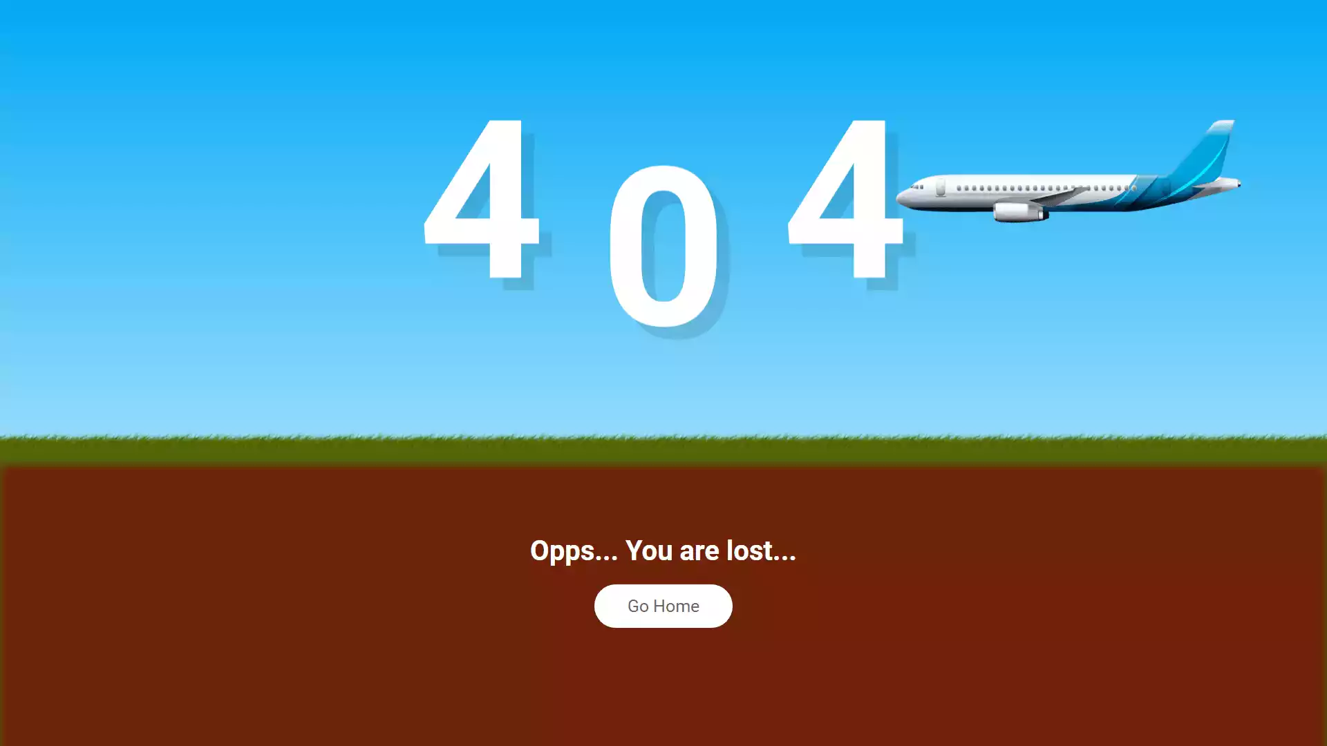 Animated 404 Page using HTML and CSS. Mridul.Tech