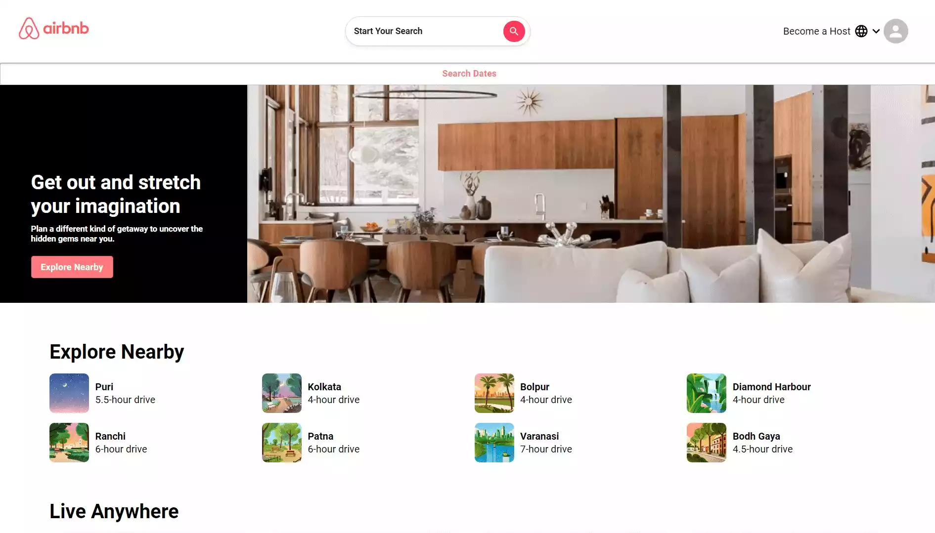 Create Airbnb Clone Website with React JS. Mridul.Tech