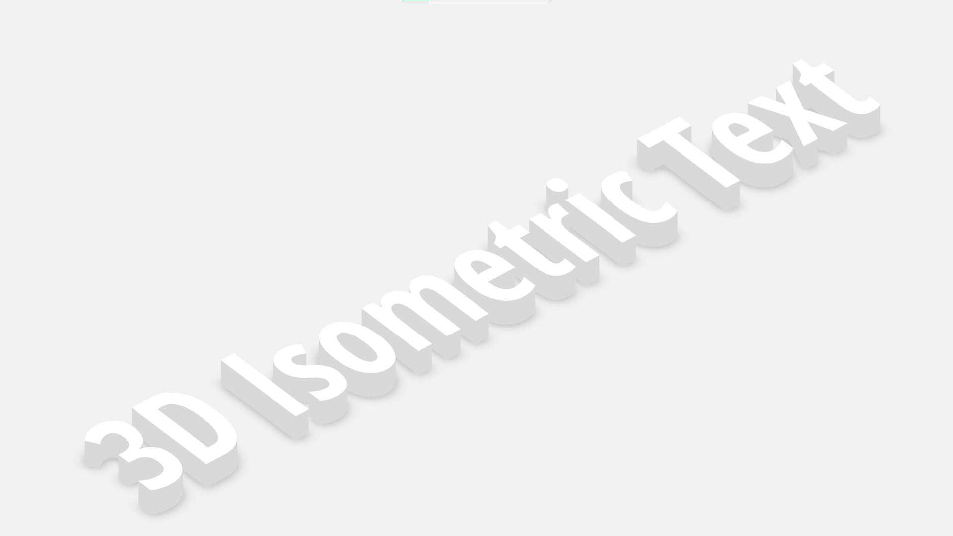 3D Isometric Text Generator. Create Dynamic Text Effects