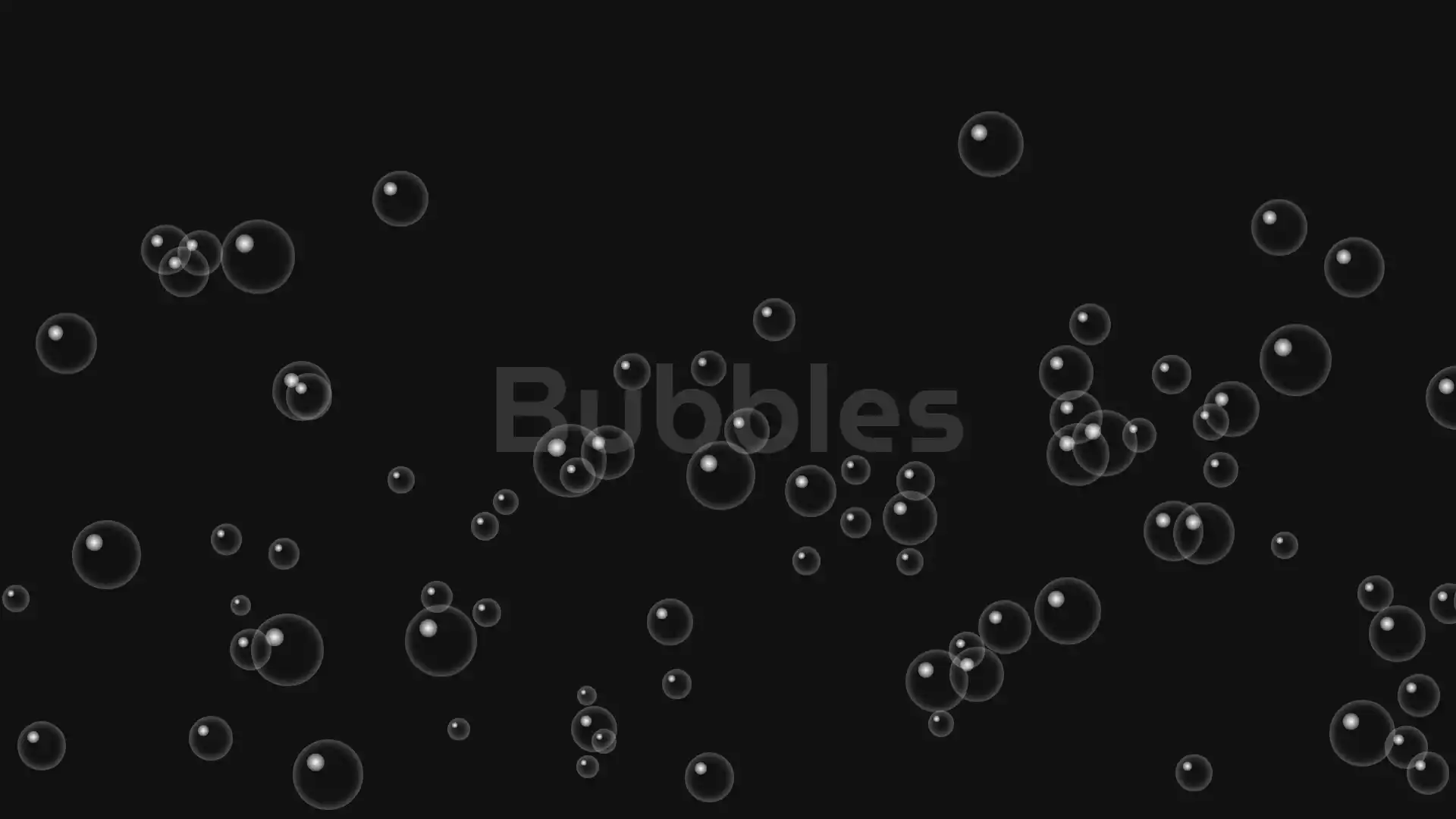 Animated Bubbles