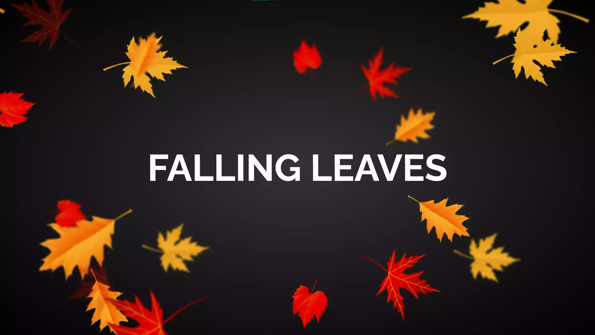 Falling Leaves with HTML and CSS