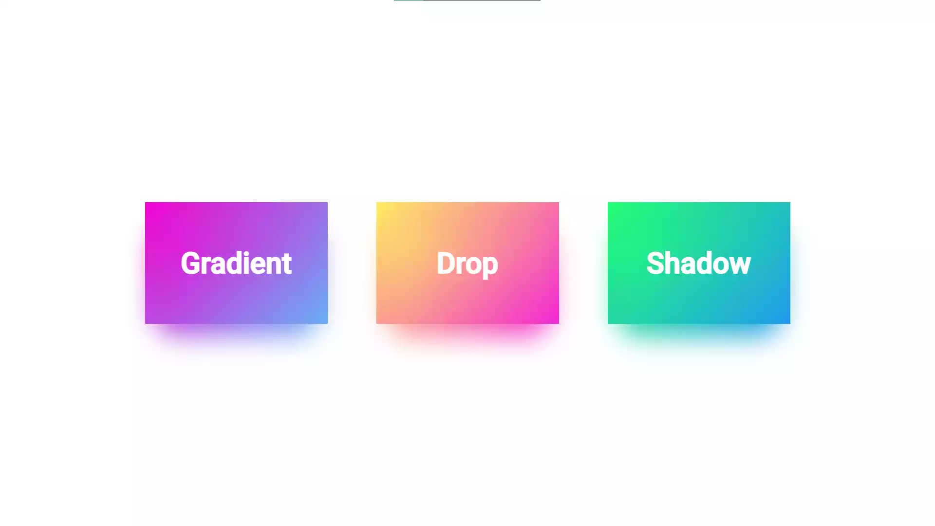 Gradient Drop Shadow with HTML and CSS