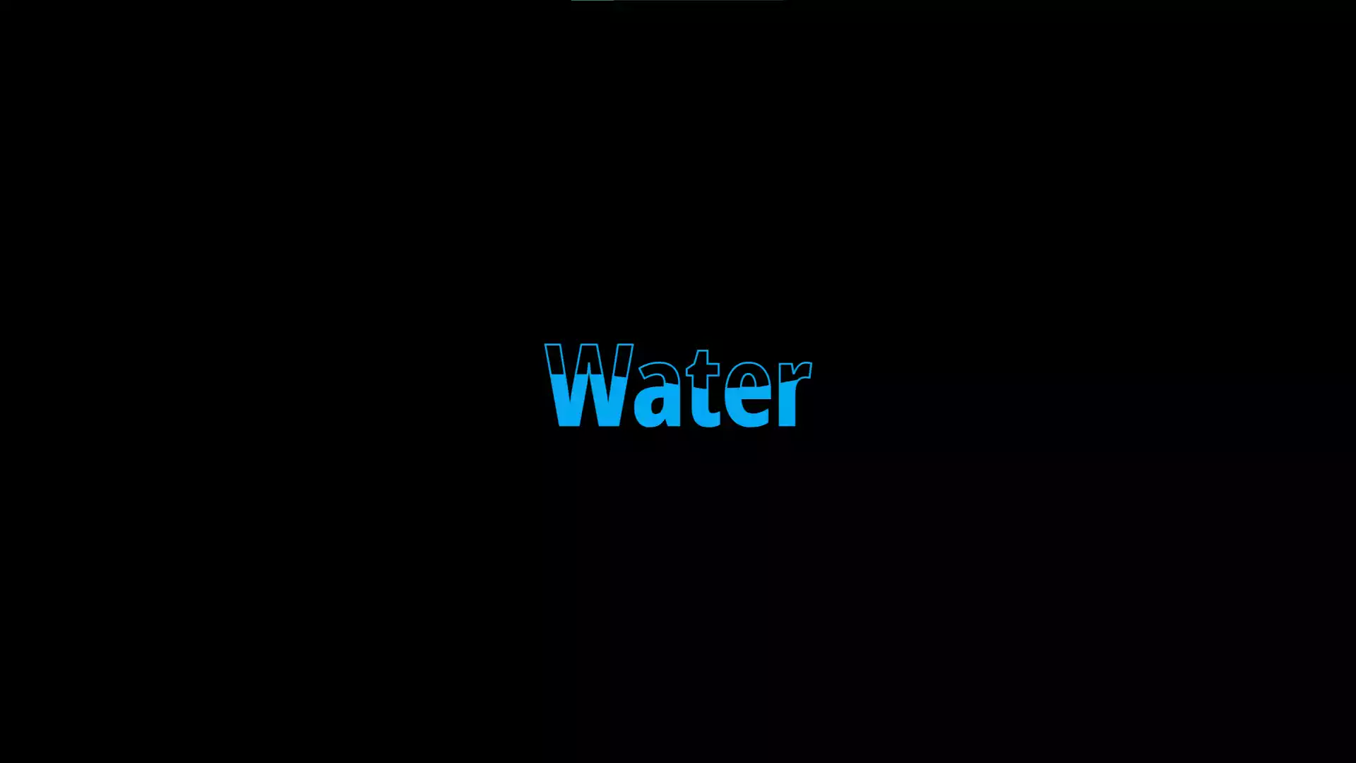 Water Wave Text with HTML and CSS