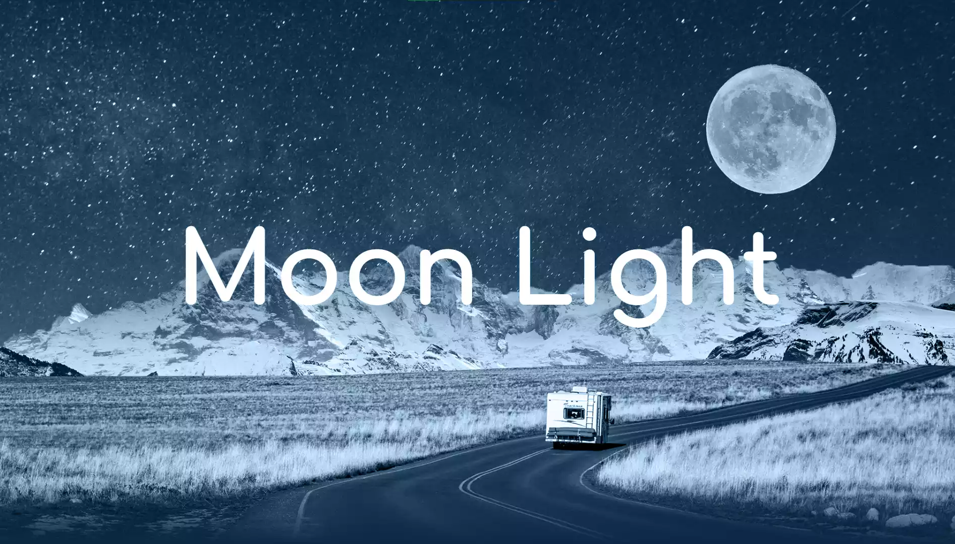 Moonlight Paralax Scrolling with HTML and CSS