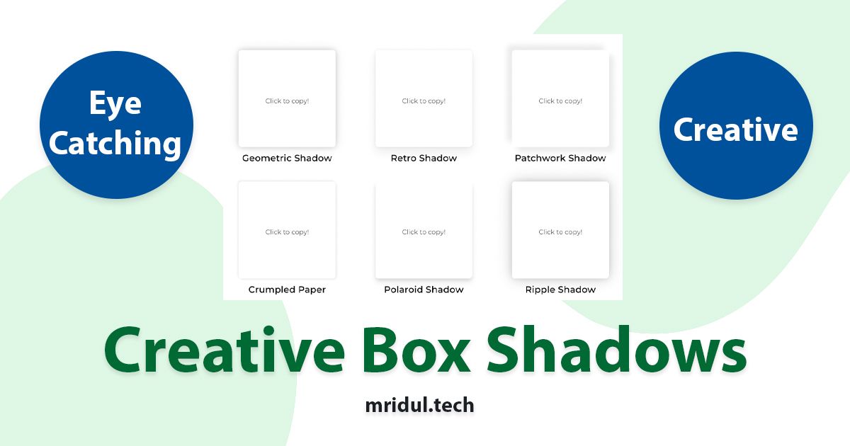 CSS Box Shadows