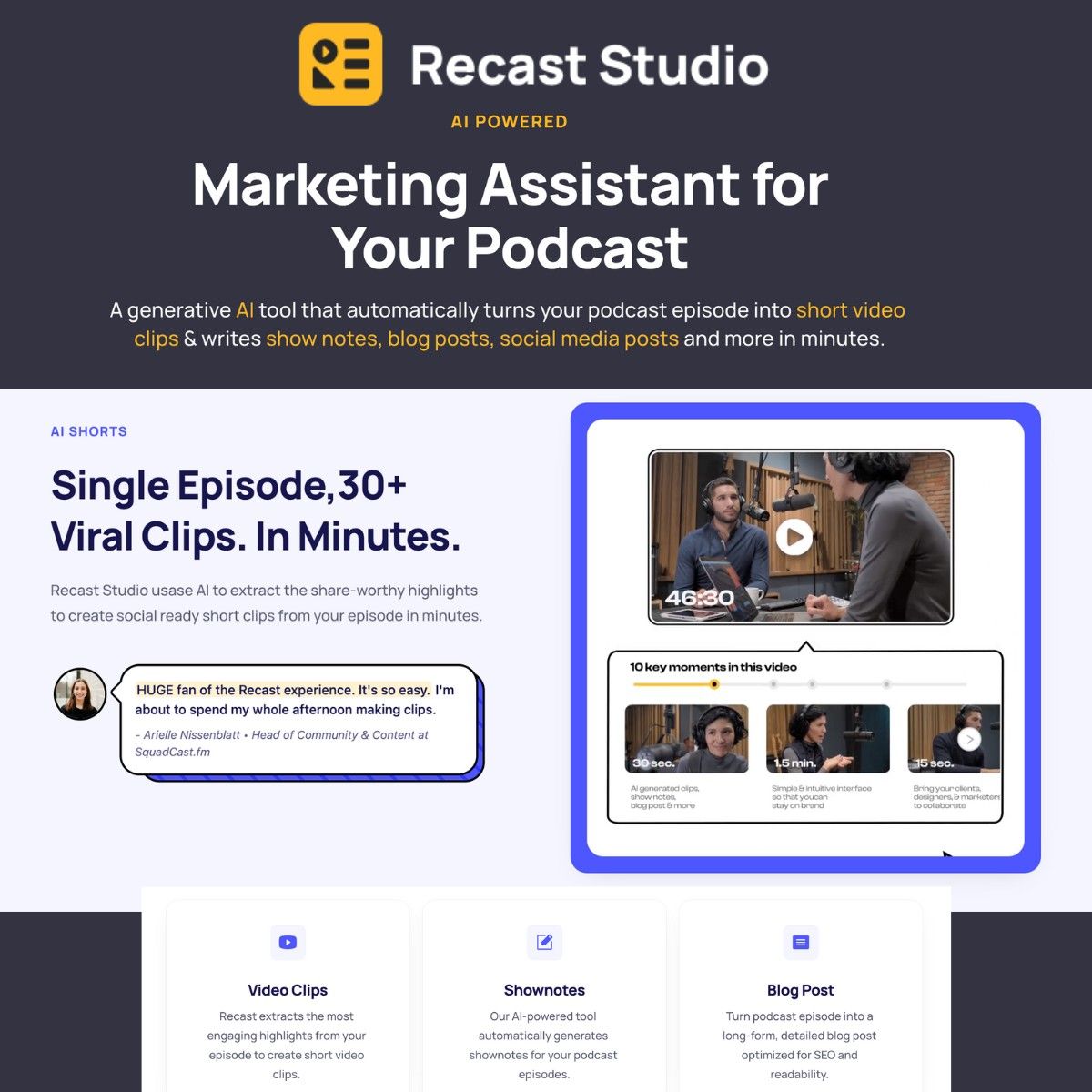 Recast Studio