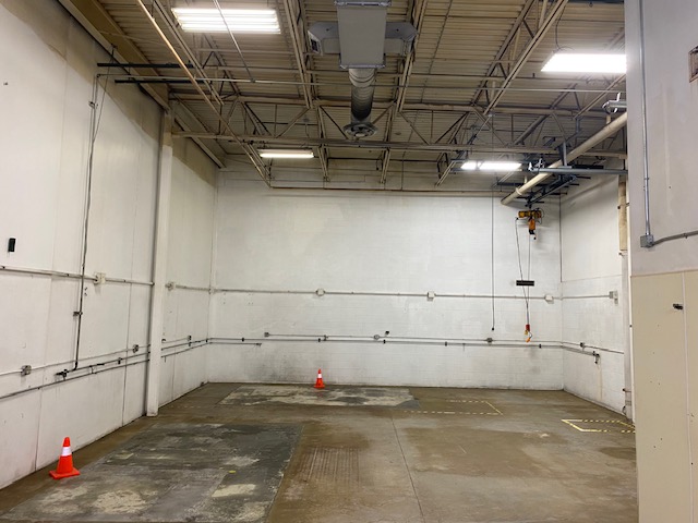 Marvin Composites warehouse floor after cleaning