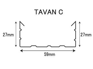 Ceiling C Profile thumbnail 2