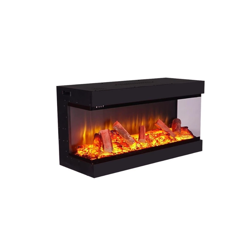 Korvista 3-Sided Electric Fireplace 100 cm 