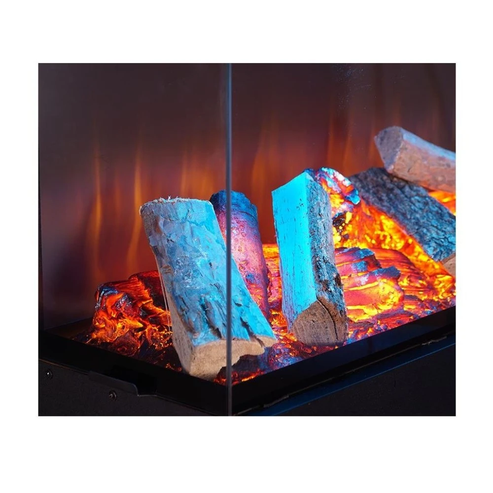 Korvista 3-Sided Electric Fireplace 100 cm  thumbnail 3
