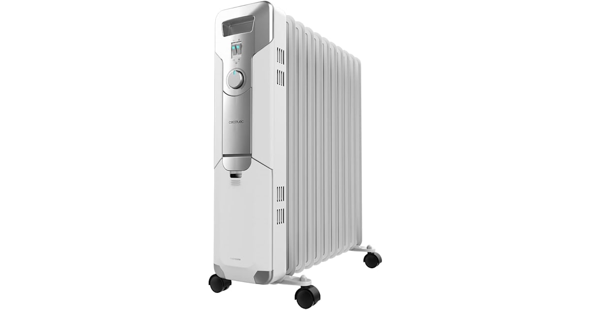 Cecotec ReadyWarm 11000 Space: radiador de aceite 2500 W