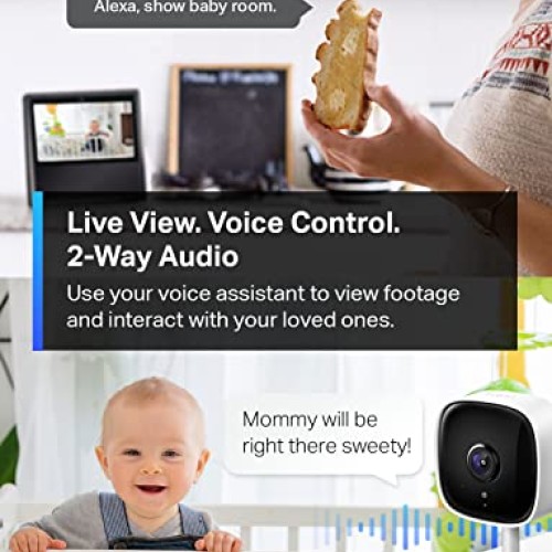 Tapo C100 baby monitor with 2-way audio and Alexa integration