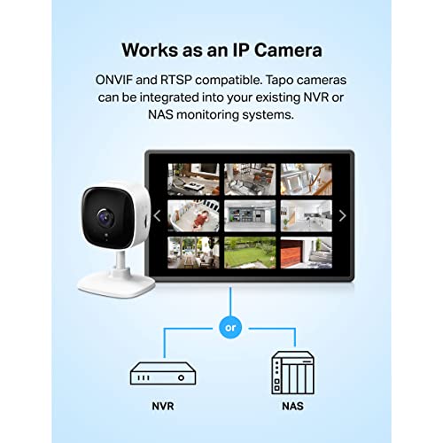 TP-Link Tapo C100 camera with NVR and NAS integration support