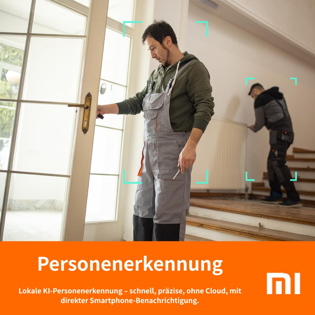 Cámara Xiaomi C301 detecta personas con IA y alerta al smartphone