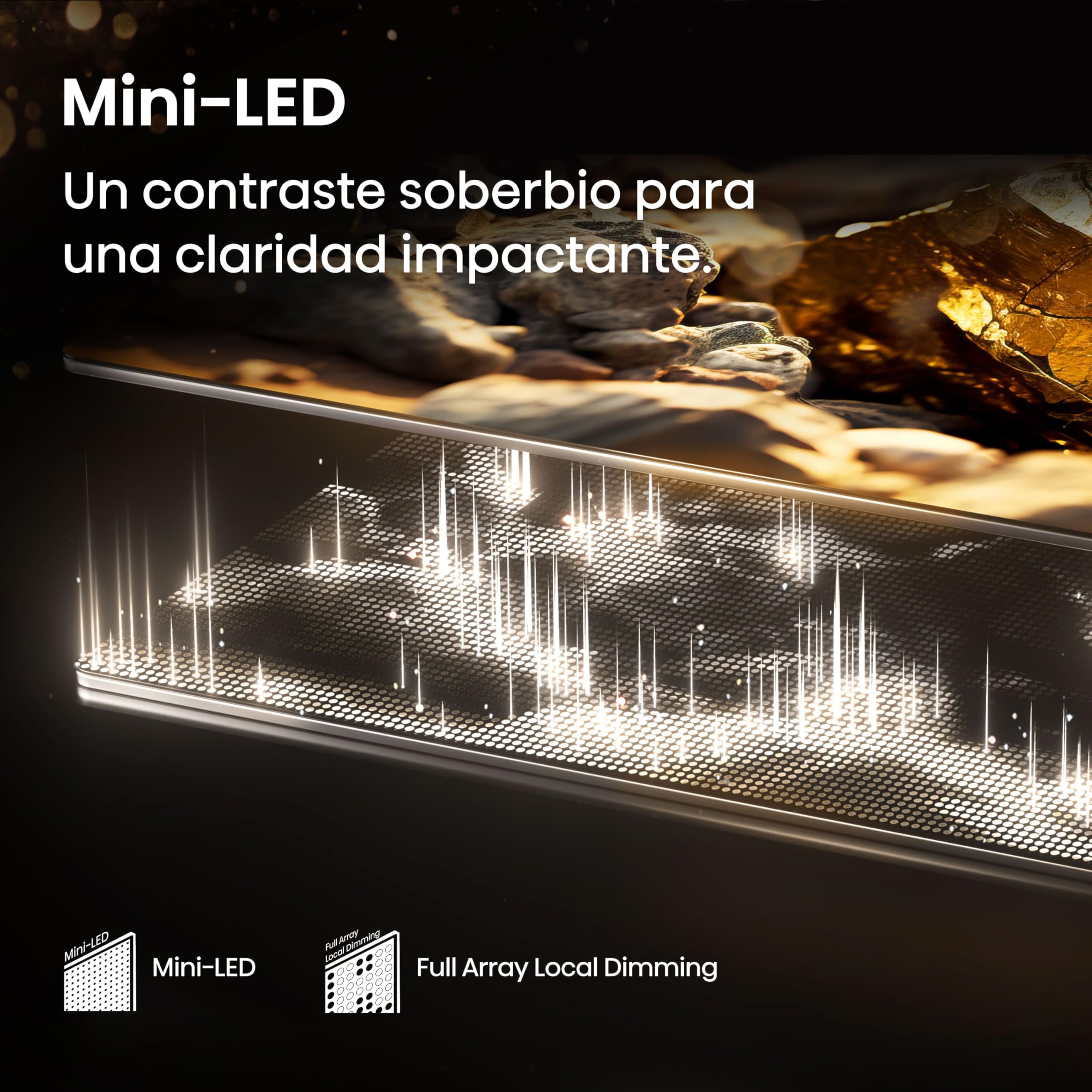 Tecnología Mini-LED y Full Array Local Dimming en TV Hisense