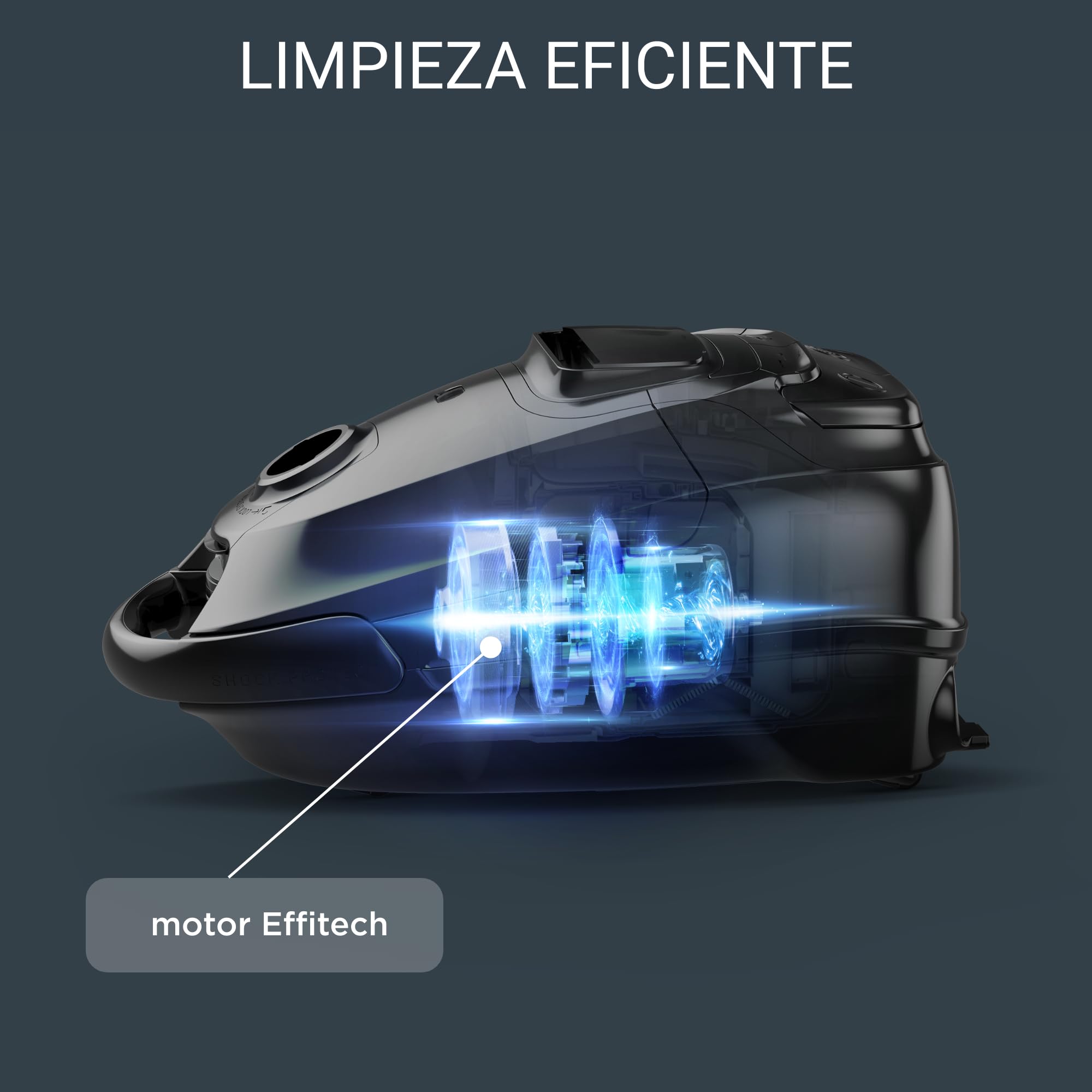 Aspiradora Rowenta con motor Effitech para limpieza eficiente