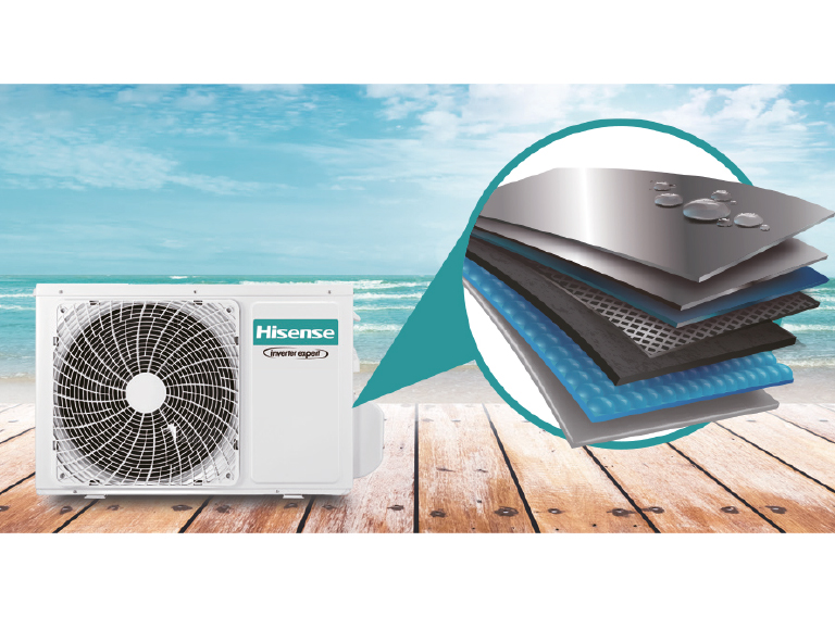 Aire acondicionado Hisense Inverter Expert con filtro de aire multicapa